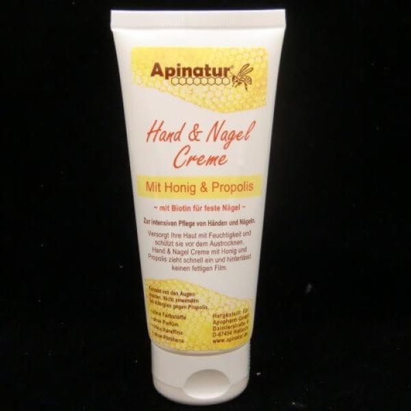 Hand- und Nagelcreme mit Honig und Propolis 100ml  PE-Tube